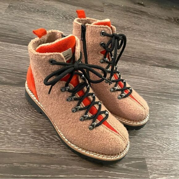 Montelliana 1965 Ambretta Wool Blend Hiker Boot - Picture 4 of 11